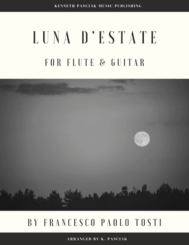 Luna d'estate (for Flute or Violin and Guitar)