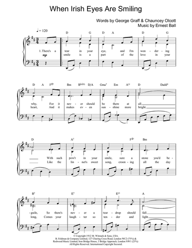 When Irish Eyes Are Smiling