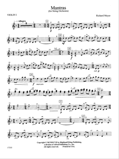 Mantras: 1st Violin