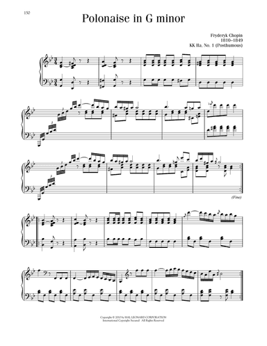 Polonaise In G Minor, KK IIa, No. 1
