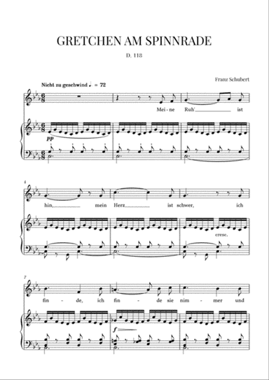 Gretchen am Spinnrade, D. 118 (C minor)