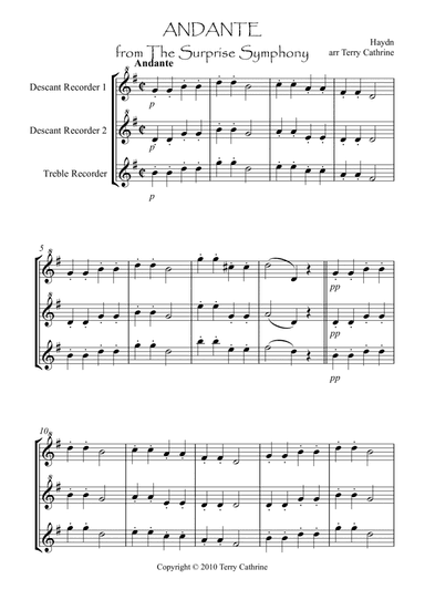 Andante from the Surprise Symphony