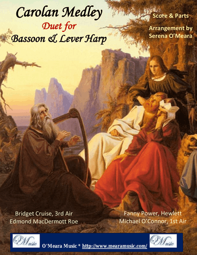 Carolan Medley, Duet for Bassoon & Lever Harp