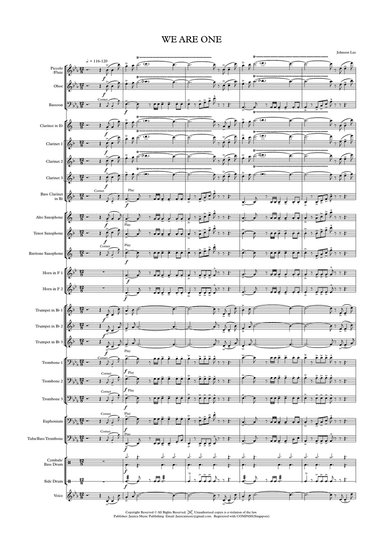 We are One (Concert Band)
