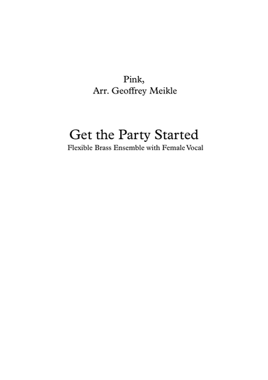 Get The Party Started