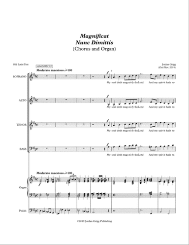 Magnificat Nunc Dimittis