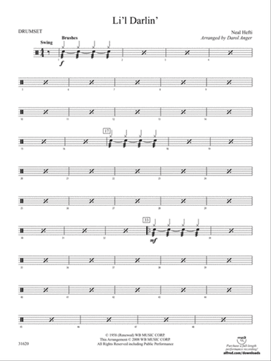 Li'l Darlin': Drums