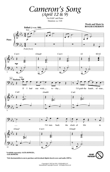 Cameron's Song