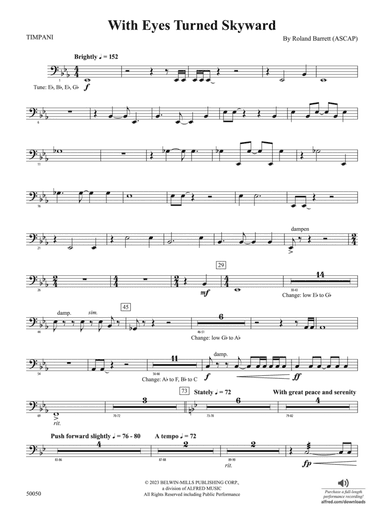 With Eyes Turned Skyward: Timpani