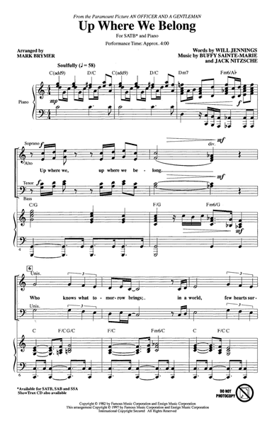 Up Where We Belong (arr. Mark Brymer)