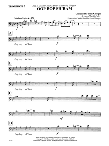 Oop Bop Sh'Bam: 2nd Trombone