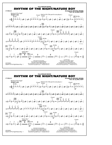 Rhythm of the Night / Nature Boy (from Moulin Rouge) - Cymbals