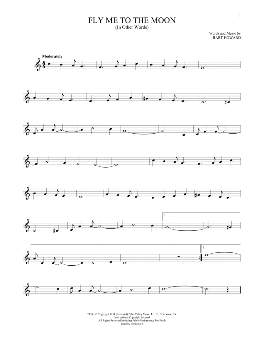 Fly Me To The Moon (In Other Words)