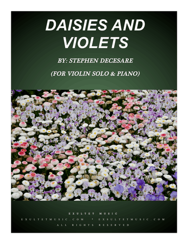 Daisies and Violets (for Violin Solo and Piano)