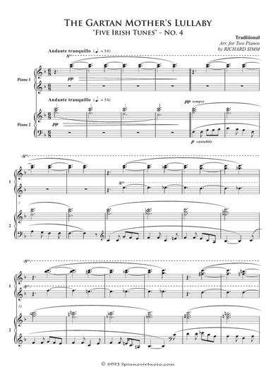 The Gartan Mother's Lullaby, from "Five Irish Tunes"