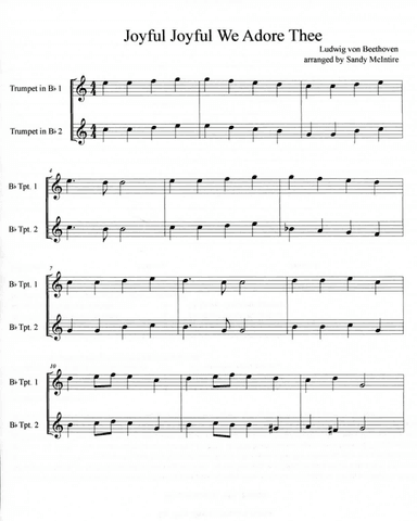 Joyful Joyful We Adore Thee - Hymn to Joy