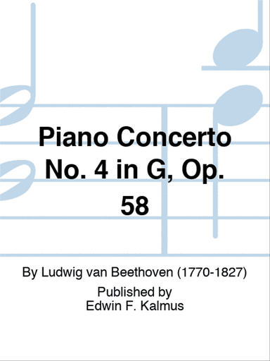 Piano Concerto No. 4 in G, Op. 58