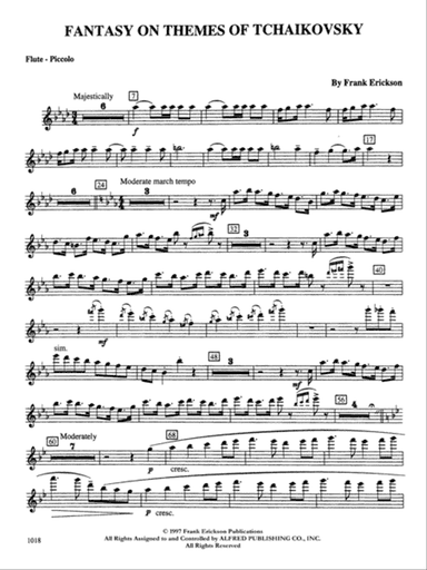 Fantasy on Themes from Tchaikovsky: Flute
