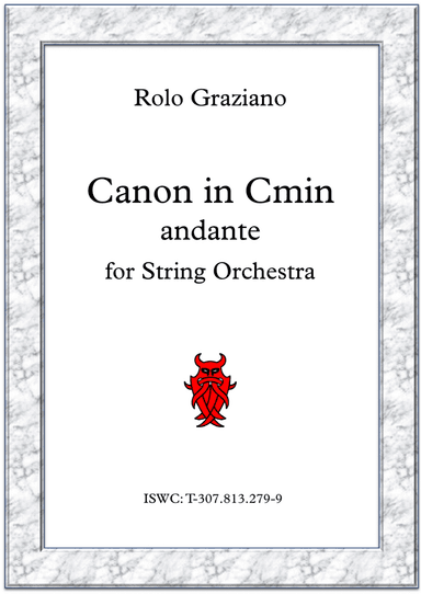 CANON in C min - andante