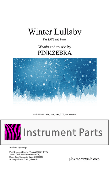 Winter Lullaby Orchestration String Orchestra (SATB, SAB, SSA, Two-Part Only)