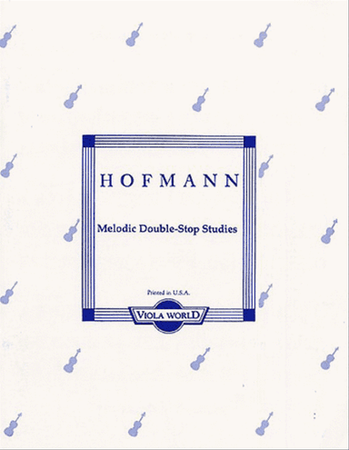 Melodic Double-Stop Studies Op.96 (Viola)