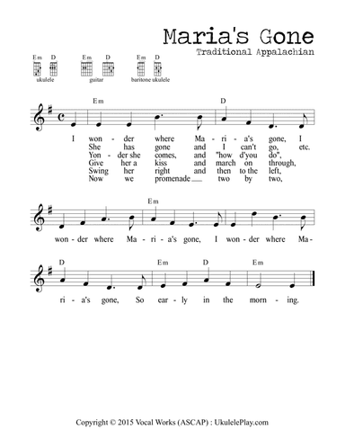 Maria's Gone (Appalachian Dance)