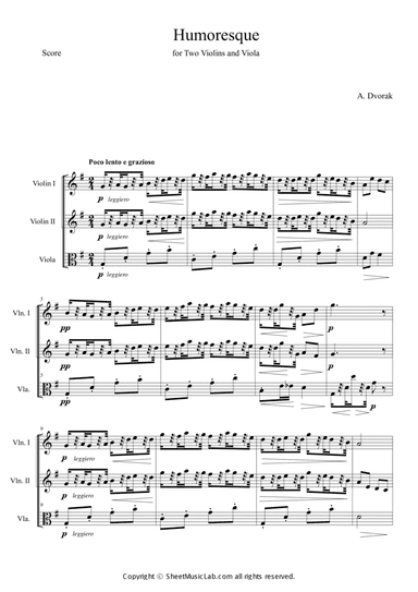 Humoresque op 101 -7