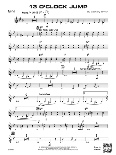 13 O'Clock Jump: Guitar