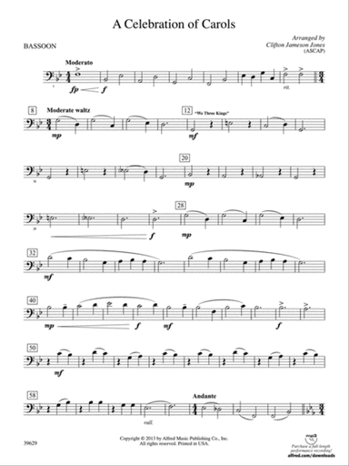 A Celebration of Carols: Bassoon