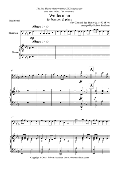 Wellerman (Bassoon & PIano)