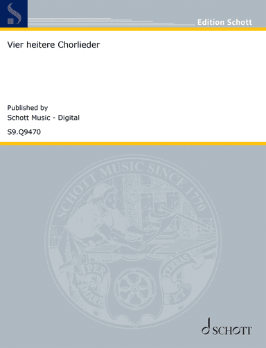 Vier heitere Chorlieder