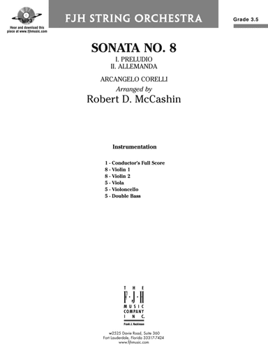 Sonata No. 8: Score