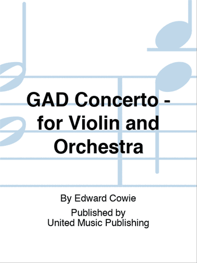 GAD Concerto - for Violin and Orchestra