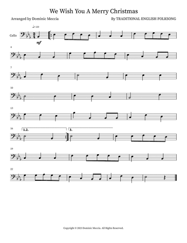 We Wish You A Merry Christmas