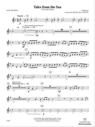 Tales from the Sea: 1st B-flat Trumpet