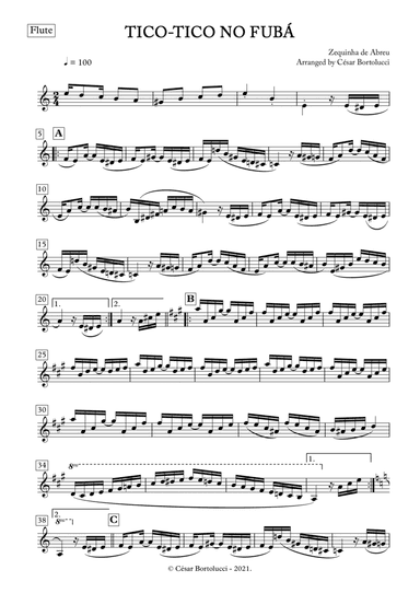 Tico-tico no Fubá - Flute Solo