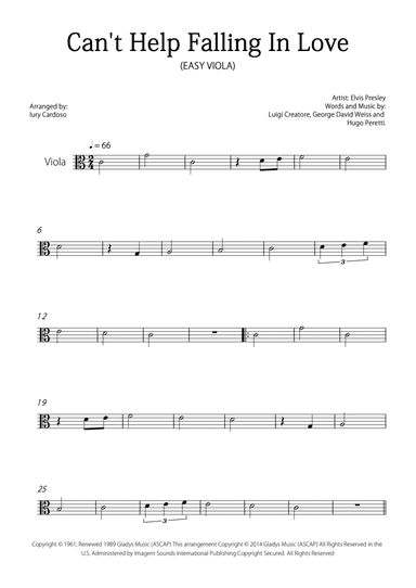 Can't Help Falling In Love