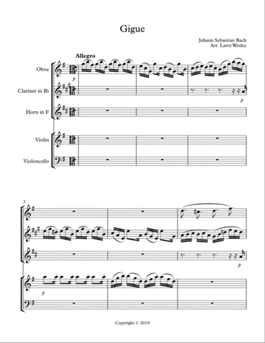 Mixed Ensemble: Gigue