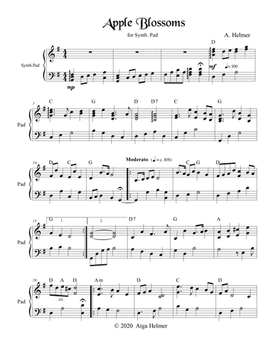 Apple Blossoms Synth. Pad