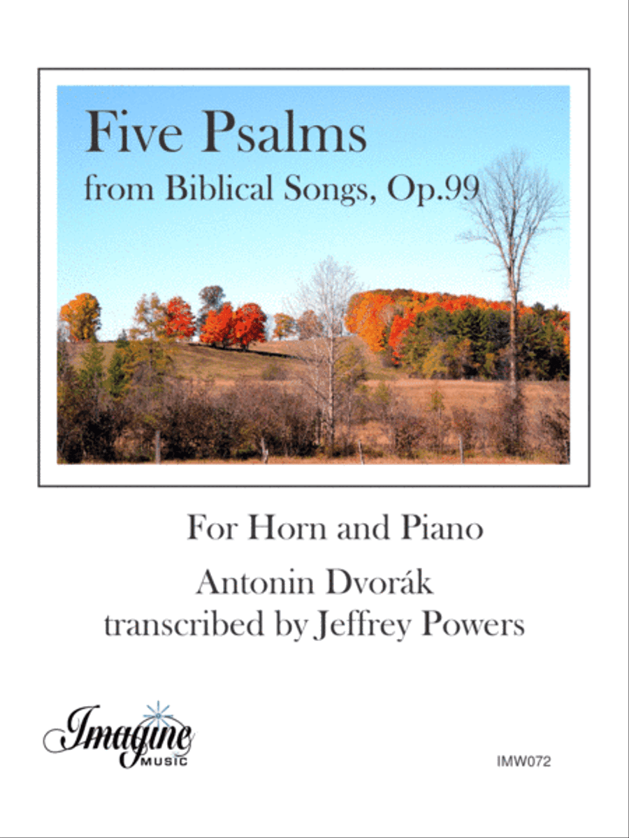 Five Psalms from Biblical Songs, Op.99