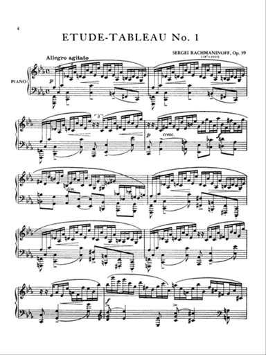 Rachmaninoff: Etudes Tableaux, Op. 39