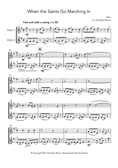 When The Saints Go Marching In (Fantasy)