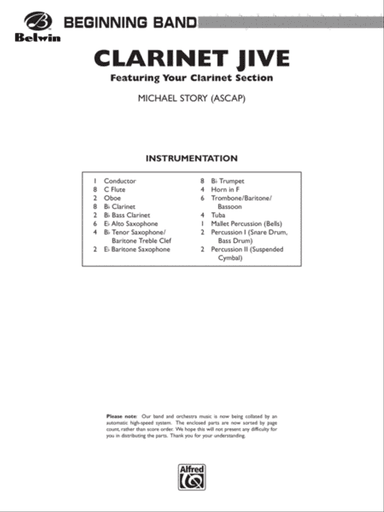 Clarinet Jive: Score