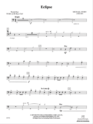 Eclipse: (wp) B-flat Tuba B.C.