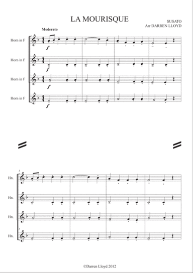La Morisque - French horn quartet