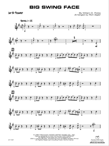 Big Swing Face: 1st B-flat Trumpet