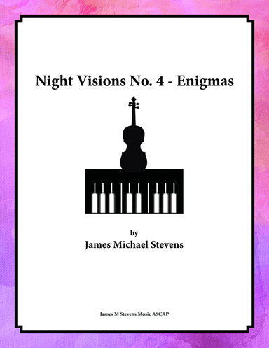 Night Visions No. 4 - Enigmas - Violin & Piano
