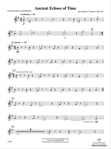 Ancient Echoes of Time: E-flat Baritone Saxophone