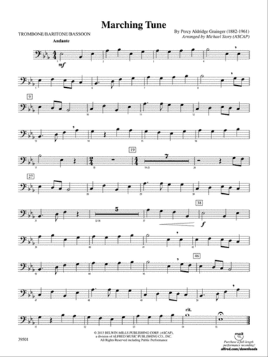 Marching Tune: 1st Trombone