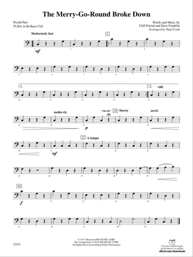 The Merry-Go-Round Broke Down: (World Part) B-flat Tuba B.C.